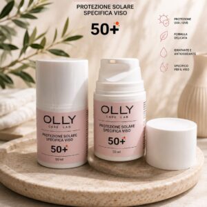 Protezione solare viso SPF 50+ Olly Care Lab